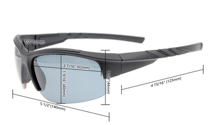 Half Rim TR90 Polarized Sport Sunglasses Men TH6226eyekeeper.com