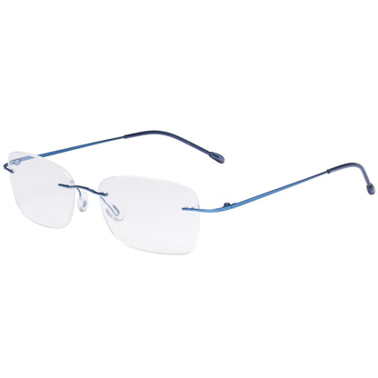 Rimless Reading Glasses Blue RWK9905