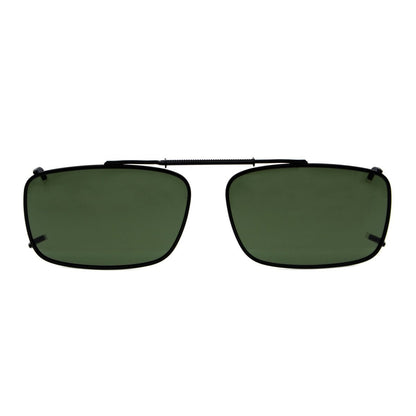 Metal Frame Polarized Lens Clip on Sunglasses C61(54MMx34MM)eyekeeper.com