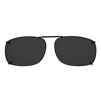 Metal Frame Polarized Lens Clip on Sunglasses C64 Grey