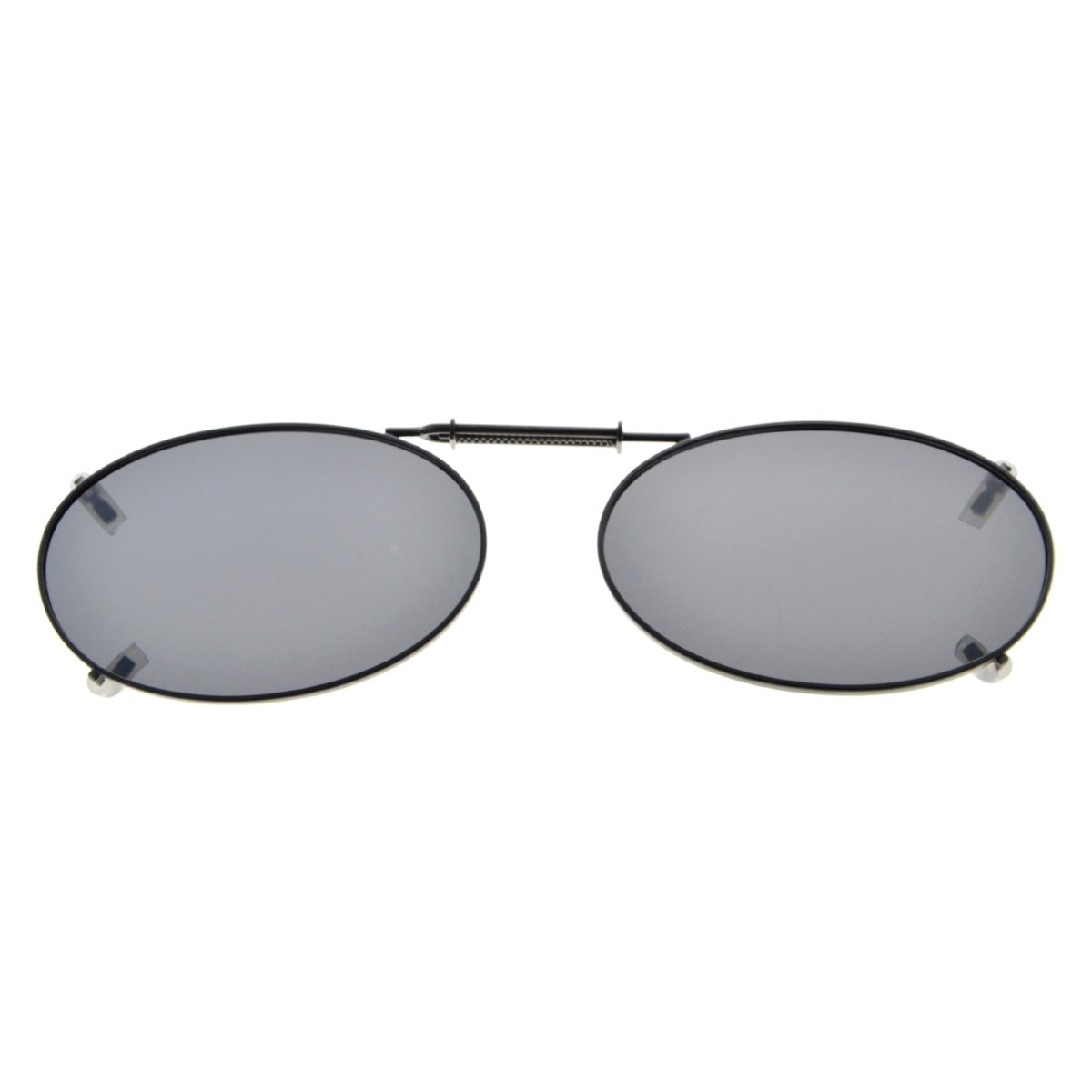 Oval Design Metal Frame Polarized Clip On Sunglasses C74eyekeeper.com