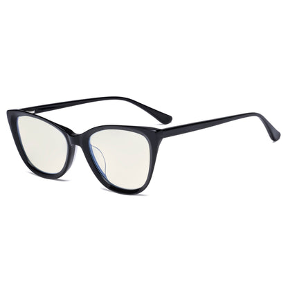 Attractive Cat-eye Computer Eyeglasses Black BC1902-BB40