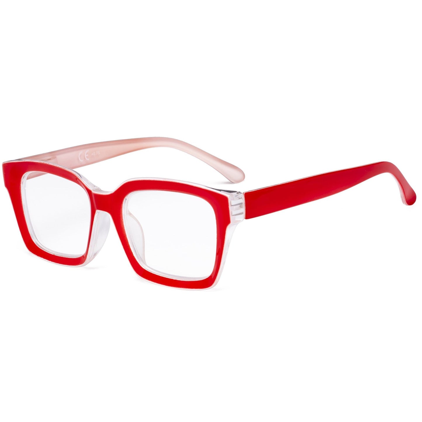 Oversized Reading Glasses Square Readers for Women R9106-1