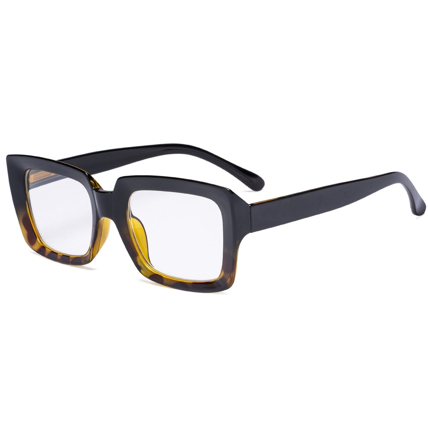 Stylish Reading Glasses Oversized Square Readers R9107-1