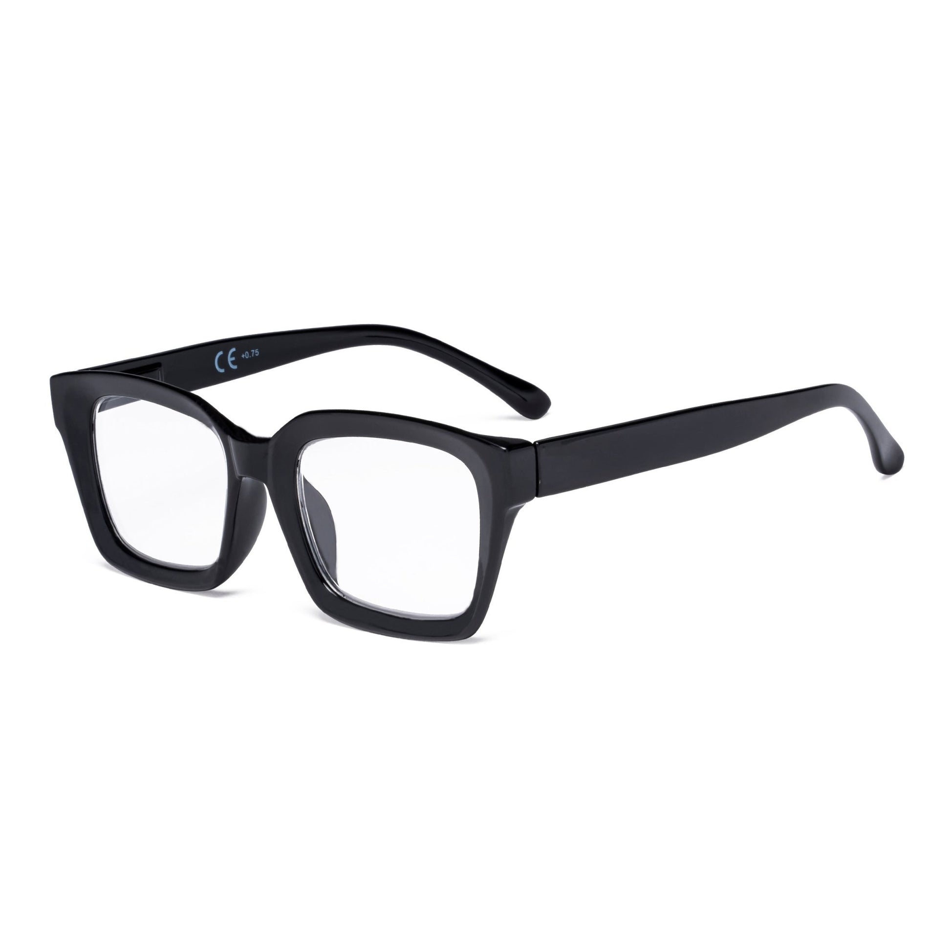 Oversized Square Reading Glasses for Women Men R9106