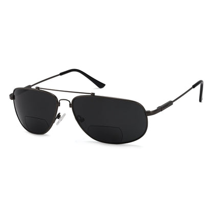 Pilot Style Metal Polarized Bifocal Sunglasses PGSG1803eyekeeper.com