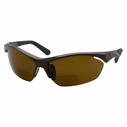 Polarized Bifocal Sunglasses Matte Brown PGSG902