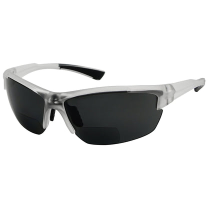 Polarized Bifocal Sunglasses Matte Transparent PGSG901