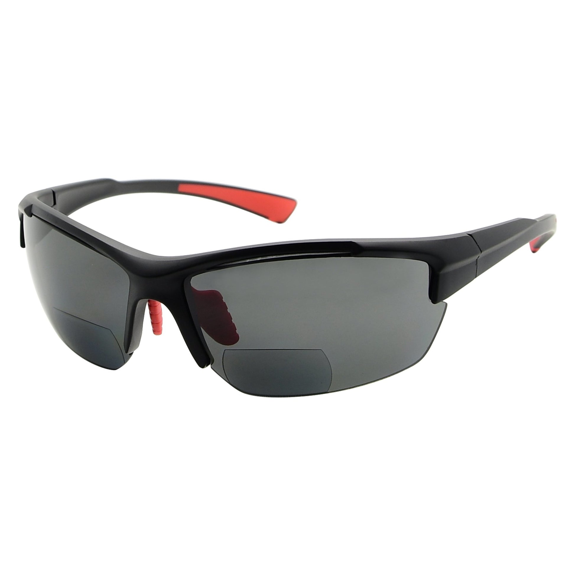 Polarized Bifocal Sunglasses Black Red PGSG901