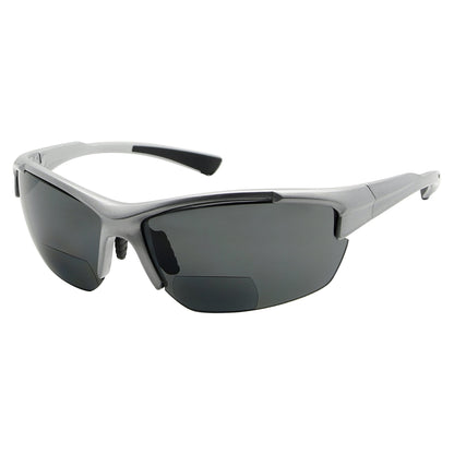 Polarized Bifocal Sunglasses Pearly Silver PGSG901