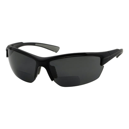 Polarized Bifocal Sunglasses Black Grey PGSG901