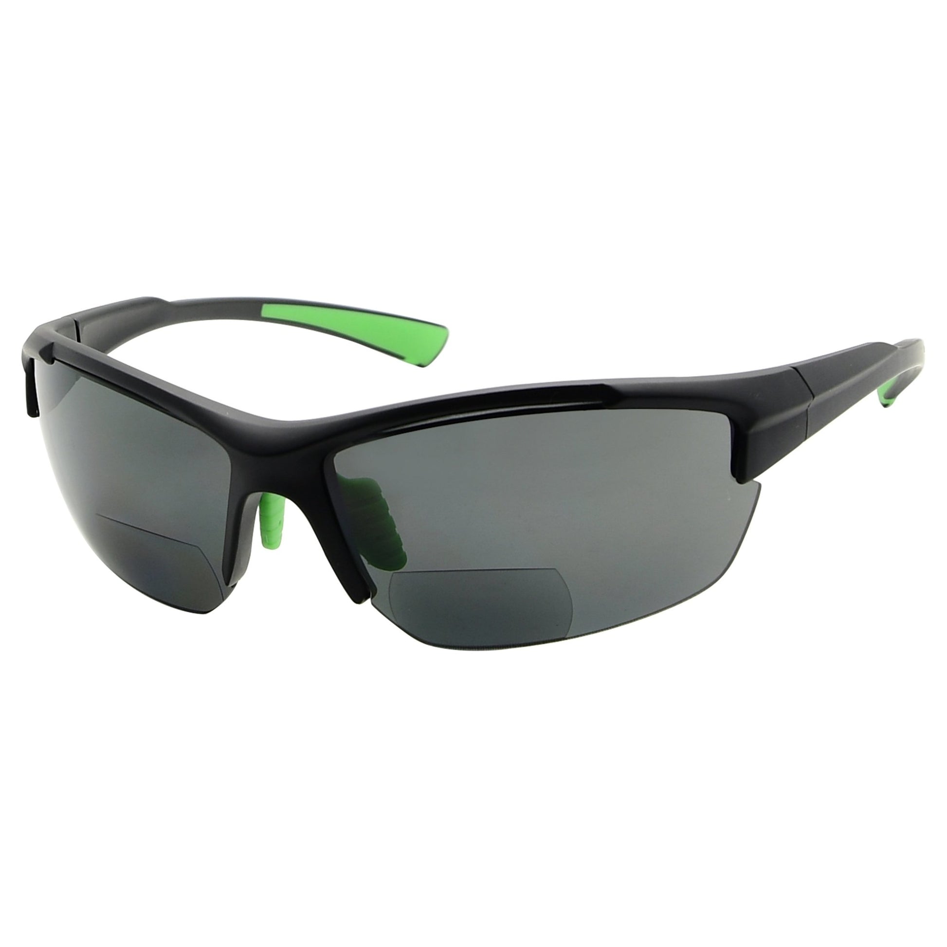 Polarized Bifocal Sunglasses Black Green PGSG901