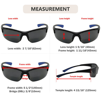 Polarized Bifocal Sunglasses Dimension