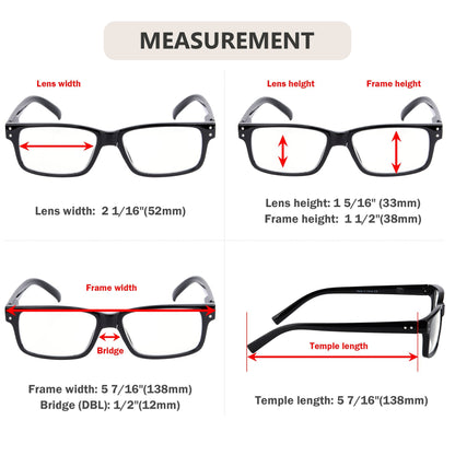 Reading Glasses with Different Strength for Each Eye PR032