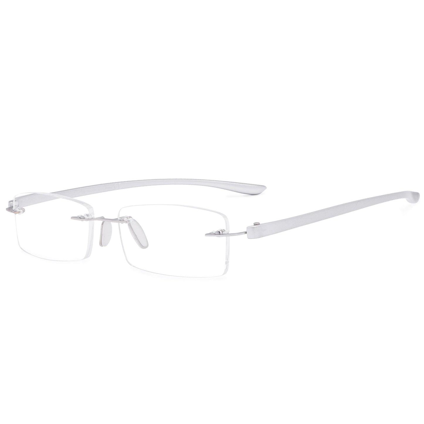 Frameless Small Lenses Reading Glasses Women Men R14001-A