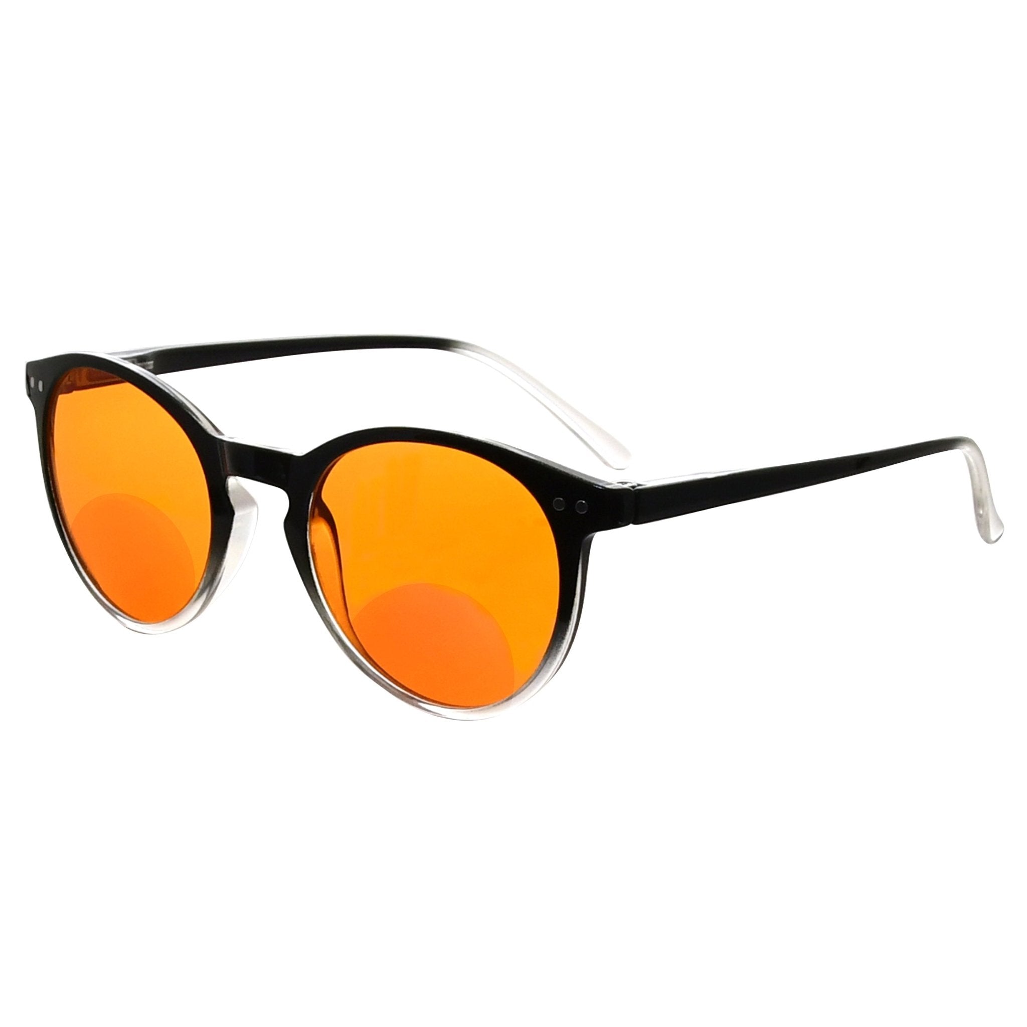 Round Bifocal Blue Light Blocking Readers Nighttime eyekeeper