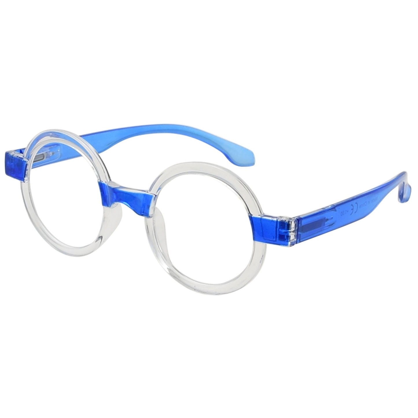 Round Design Reading Glasses Blue R2007T