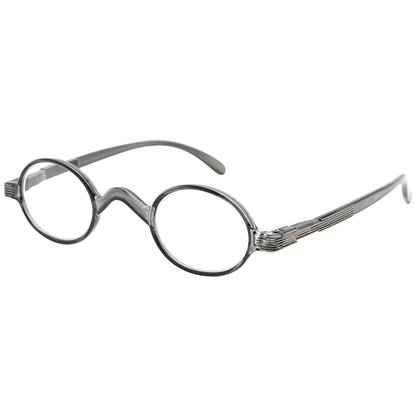 Vintage Small Oval Reading Glasses for Men Women R077