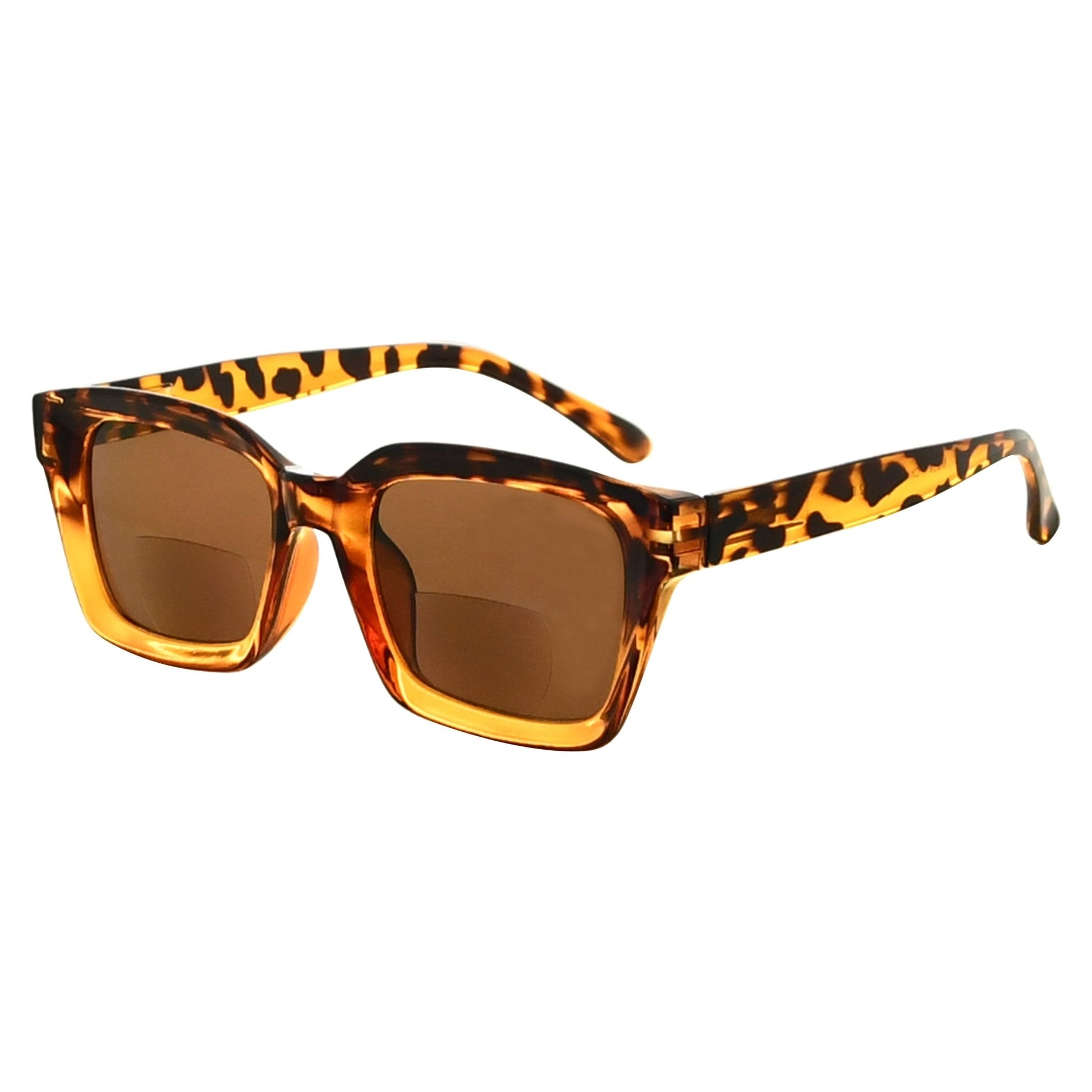 Square Bifocal Sunglasses Tortoise SBR9106