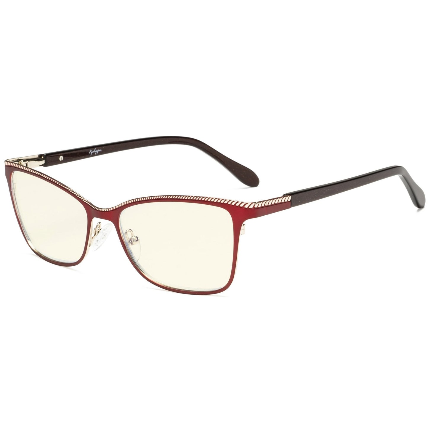 Computer Reading Glasses Red Gold LX17020