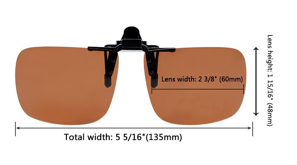 Solar Shield 50 Rec 15 Polarized Clip-on Sunglasses India | Ubuy