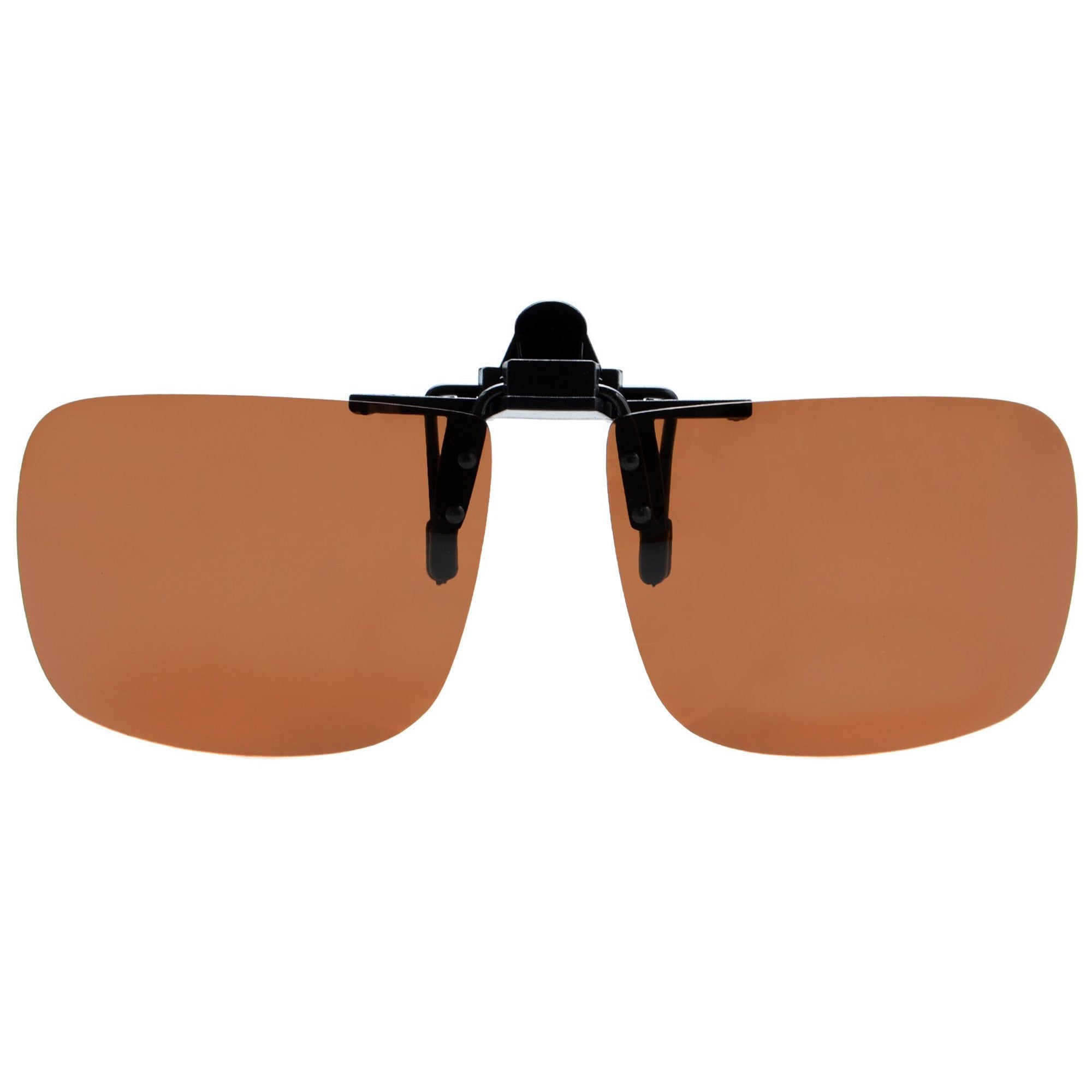 Square Flip up Polarized Clip on Sunglasses Women Men 60MMx48MM eyekeeper