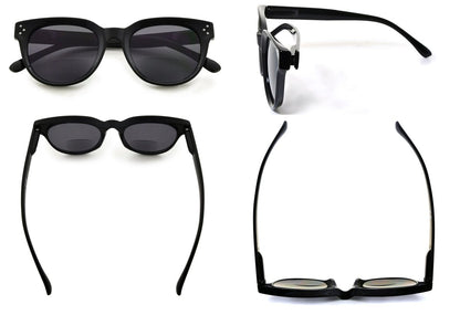 Stylish Oval Bifocal Reading Sunglasses for Women SBR9110eyekeeper.com