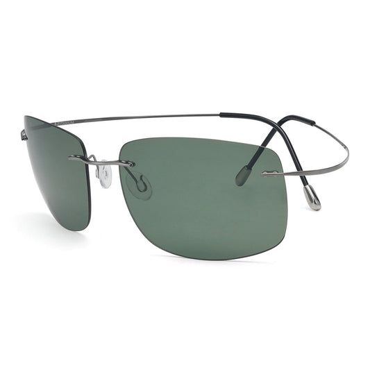 Stylish Rimless Titanium Frame Polarized Sunglasses S1505eyekeeper.com