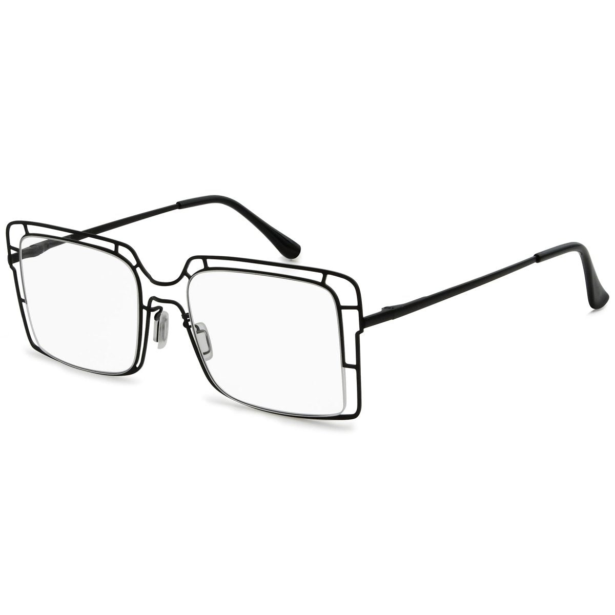 Thin Metal Hollow Frame Reading Glasses R2301eyekeeper.com