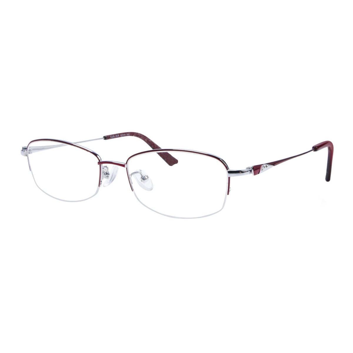 Prescription Eyeglasses Rx Specs Titanium Glasses Half-rim Women ...
