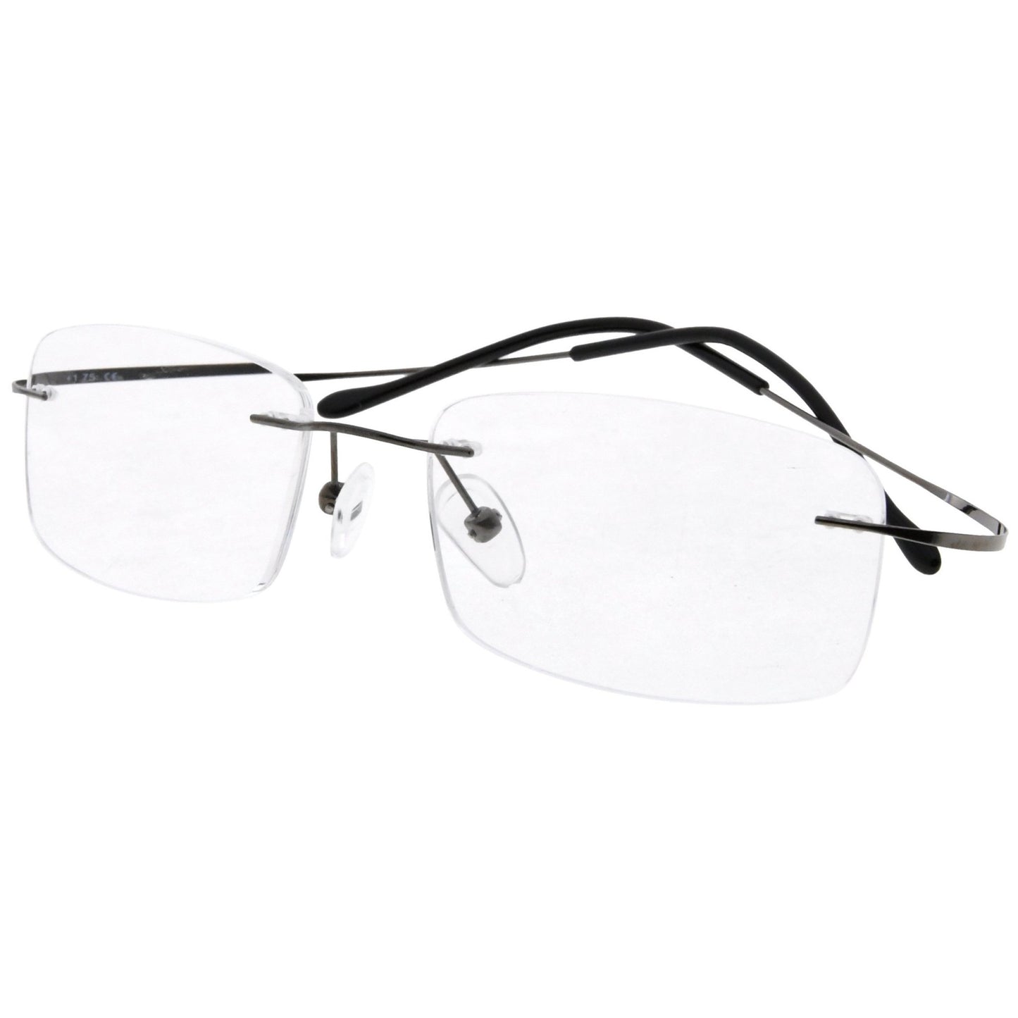 Titanium Rimless Reading Glasses Readers R1508