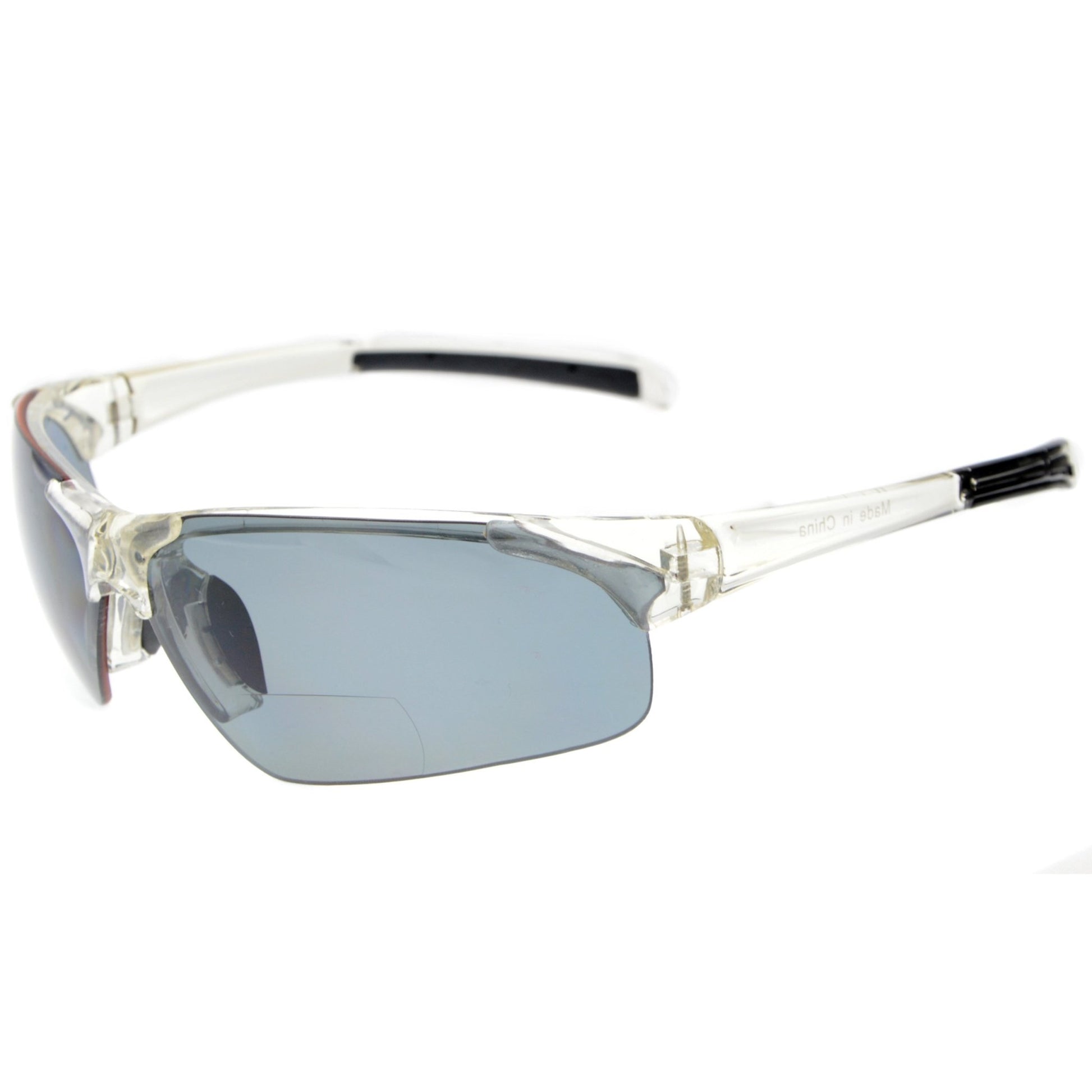 Half-rim Bifocal Sunglasses Clear TH6186