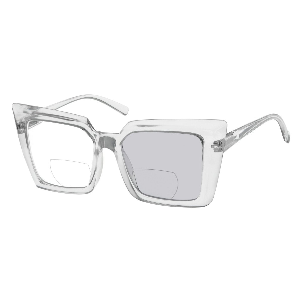Transition Photochromic Bifocal Reading Glasses Grey Tortoise / +3.50