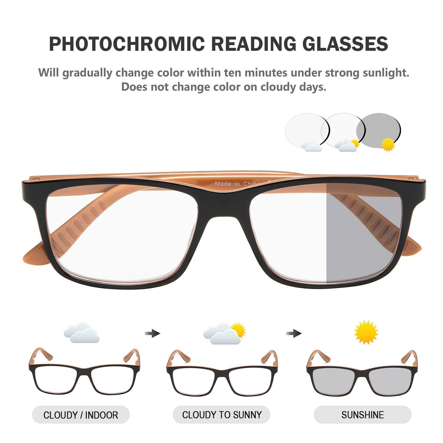 Classic Transition Photochromic Readers BS163