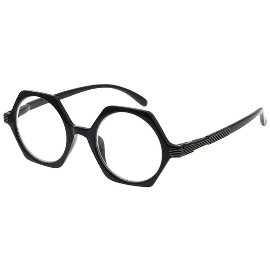 Vintage Reading Glasses Polygon Eyeglasses Women Men R2009